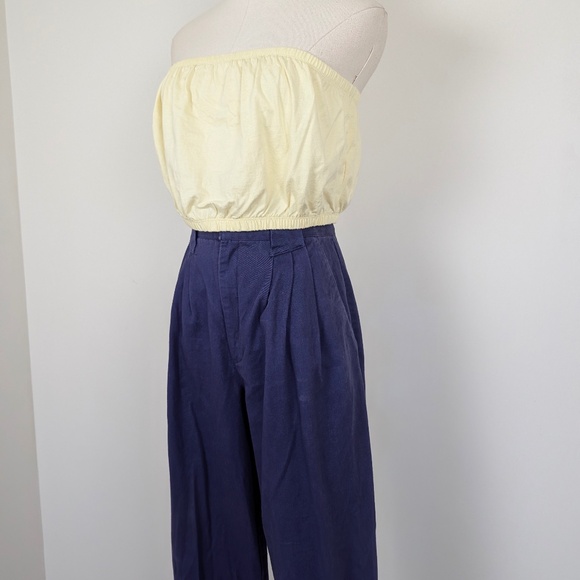 Free with Purchase 90s Runaway Bay Trousers High Rise Waisted Pleated Pants - Picture 9 of 10